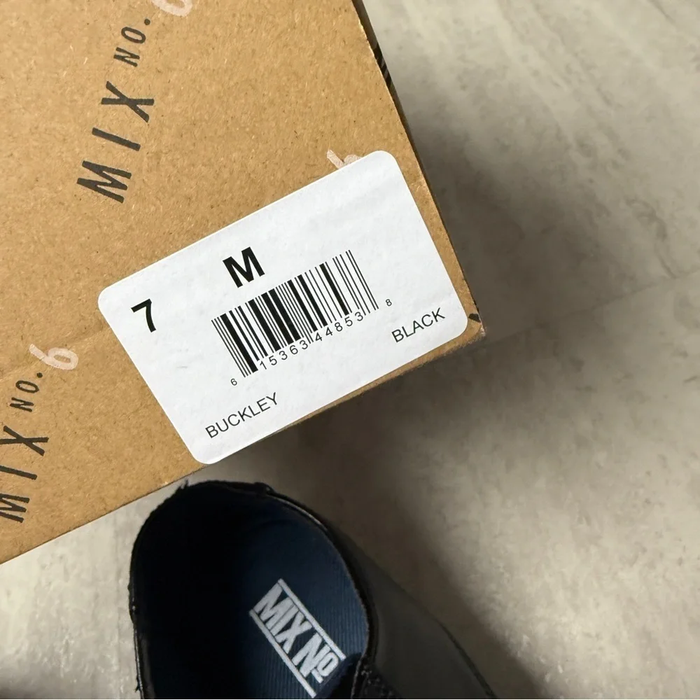 Mix No. 6 Black Oxfords Classic Formal Shoes size 7 like new